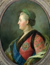 Ritratto di Caterina II (1729-1796) di Russia